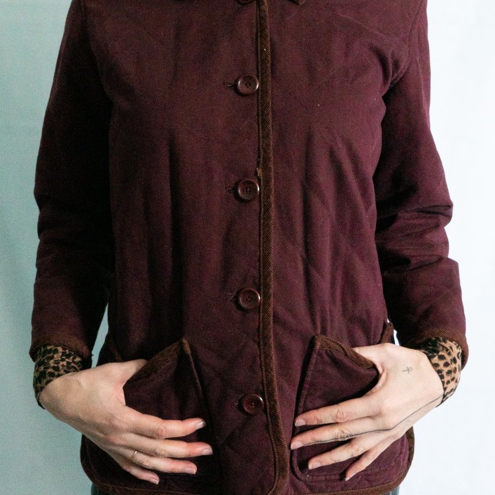 Classic Plum Fall Jacket - Picture 4 of 6